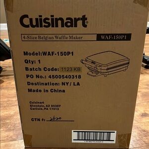 Cuisinart 4-Slice Belgian Waffle Maker